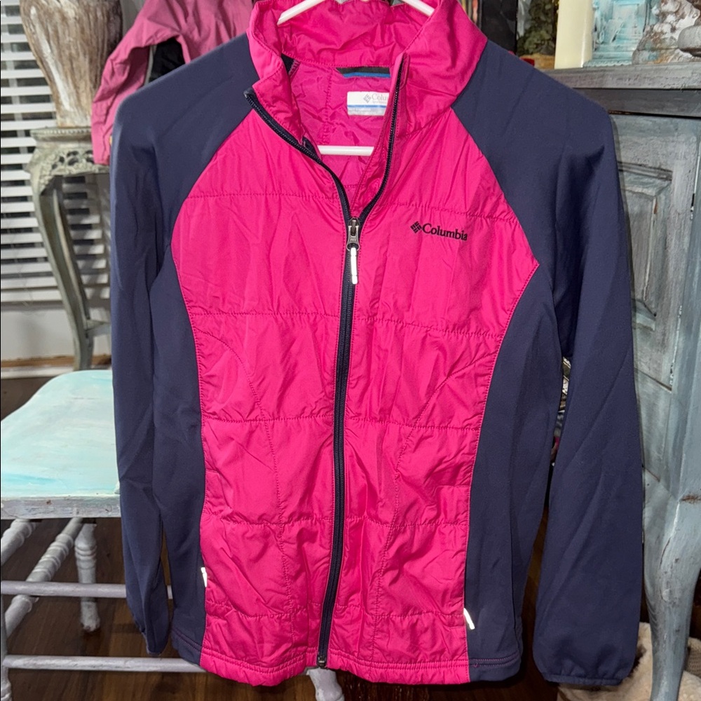 Columbia Fuchsia and Navy Jacket